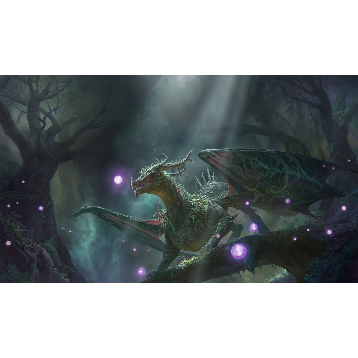 Artist Series: Spectrum Shift - Forest Green Playmat