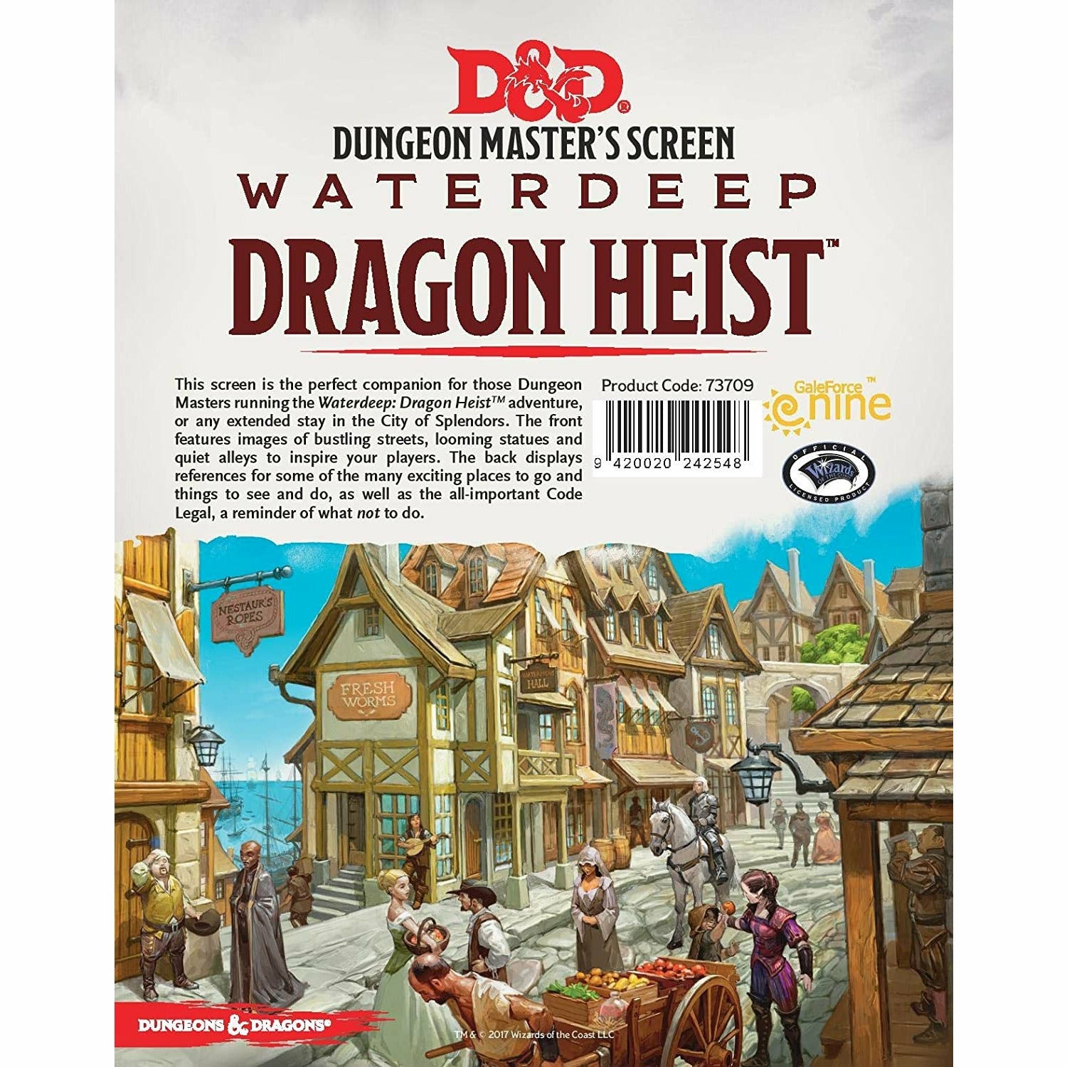 Dungeons and Dragons: Dragon Heist - Dungeon Master Screen