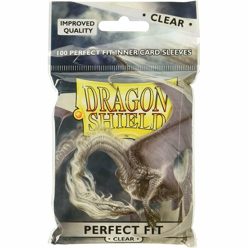 Dragon Shield Sleeves 100ct: Perfect Fit - Clear