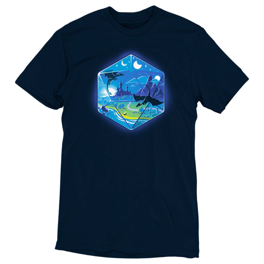 D20 Landscape Tee Turtle T-Shirt