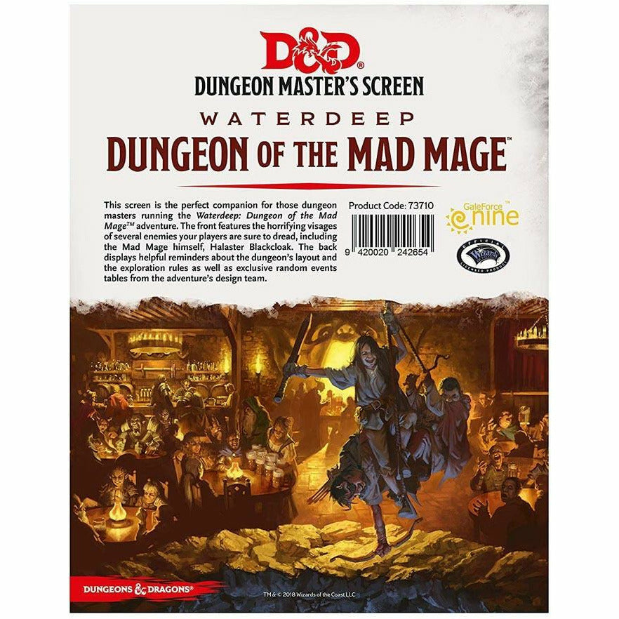 Dungeons and Dragons: Waterdeep Dungeon of the Mad Mage - Dungeon Master Screen