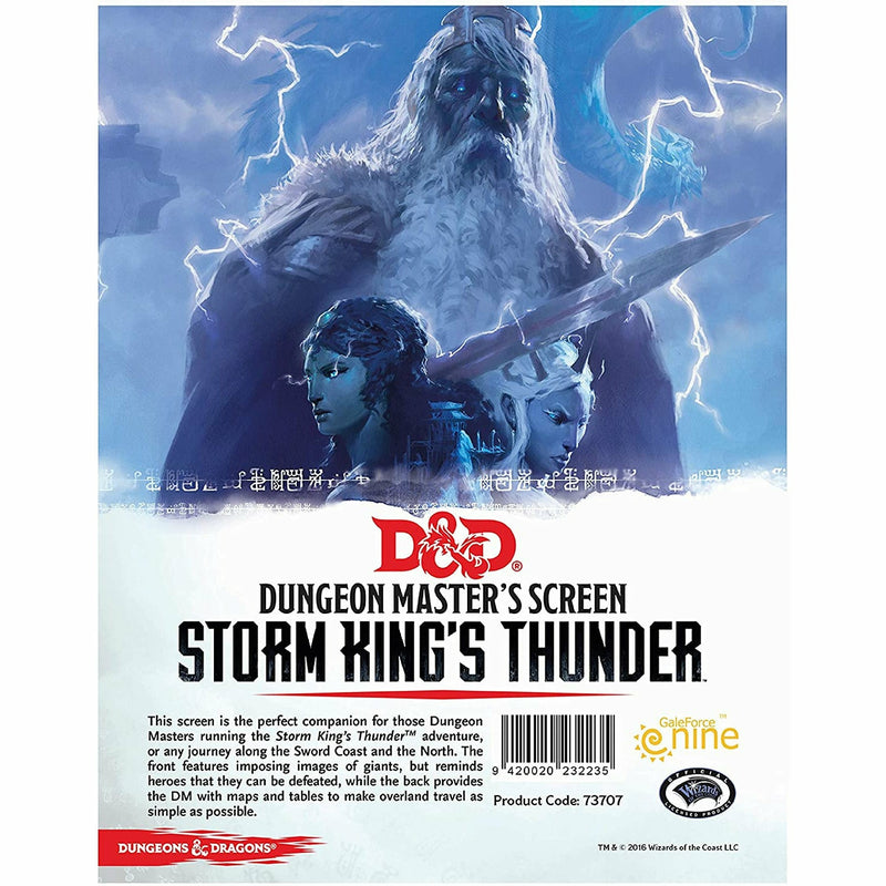Dungeons and Dragons: Storm King's Thunder - DM Screen