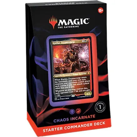 Magic the Gathering: Chaos Incarnate (Black-Red) Commander Starter Deck