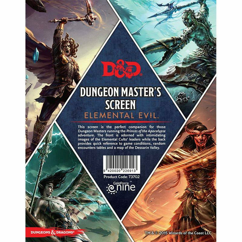 Dungeons and Dragons: Temple of Elemental Evil - Dungeon Master Screen