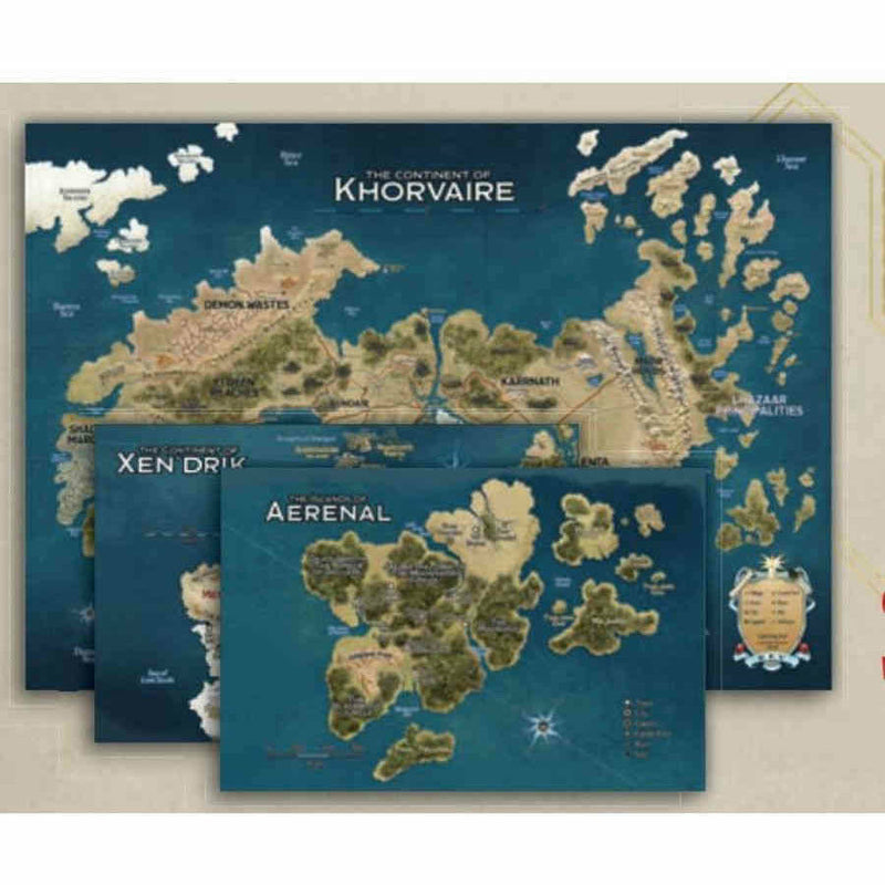 Dungeons and Dragons: Rising from the Last War - Nations of Khorvaire Map Set