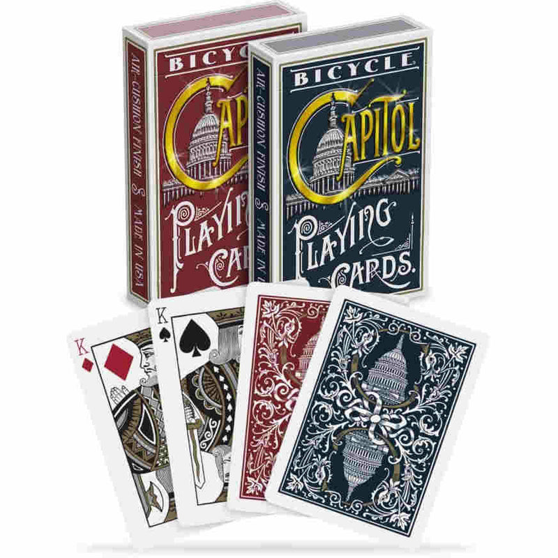 Bicycle Playing Cards: Capitol Red/Blue