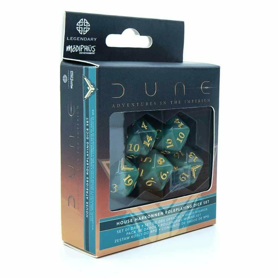 Dune RPG: Adventures in the Imperium - Atreides Dice Set