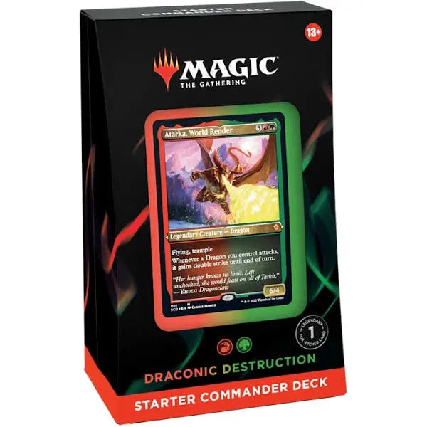 Magic the Gathering: Draconic Destruction (Red-Green) Commander Starter Deck