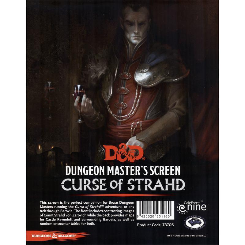 Dungeons and Dragons: Curse of Strahd - DM Screen